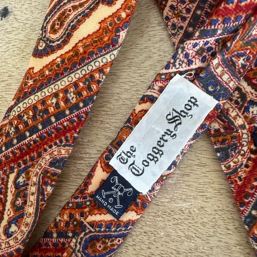 Vintage 1970's Polo Ralph Lauren Wool Paisley Tie - Picture 8 of 11